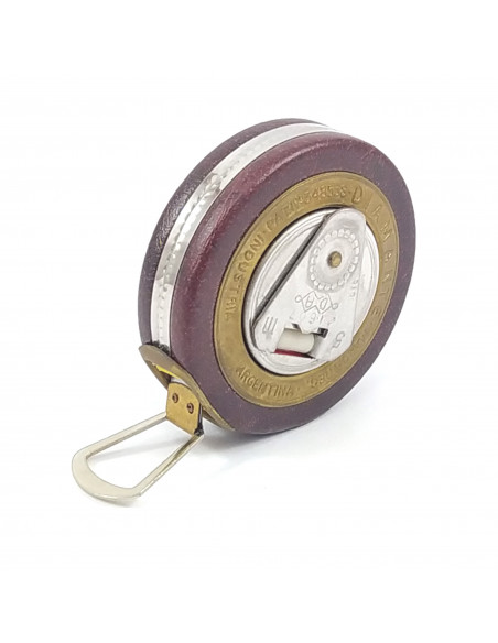 Cinta 501 de 5mt milimetrada cromada forrocuerina