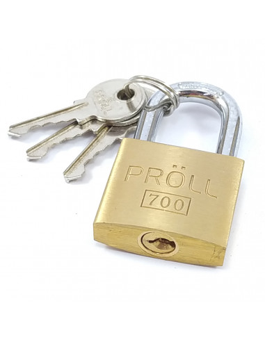 Candado de bronce medium  70gr 30 mm