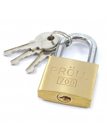 Candado de bronce medium  70gr 30 mm