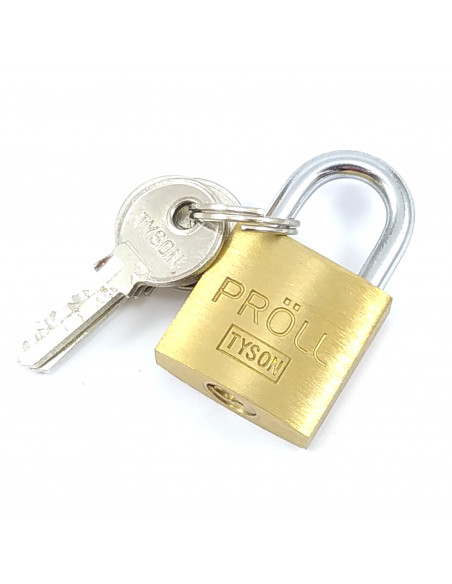 Candado de bronce tyson  62gr 25 mm