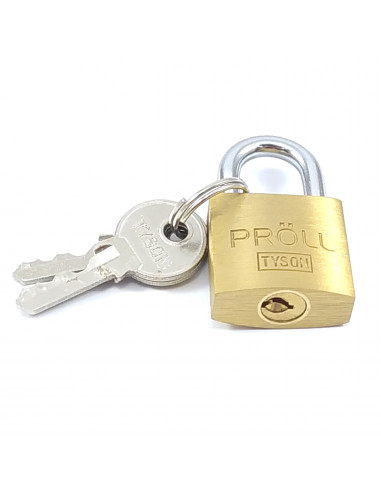 Candado de bronce tyson  62gr 25 mm