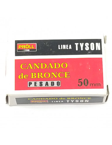 Candado de bronce tyson 308gr 50 mm