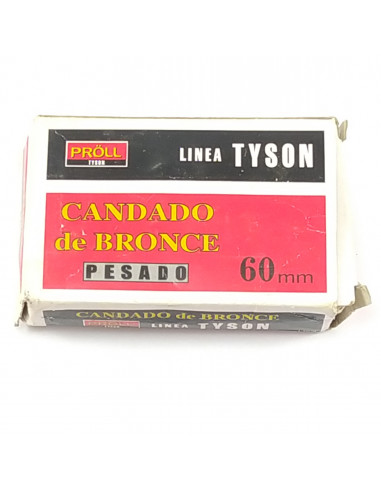 Candado de bronce tyson 480gr 60 mm