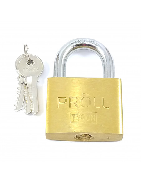 Candado de bronce tyson 480gr 60 mm