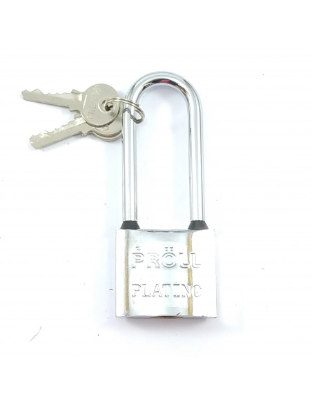 Candado Platino Proll 40 mm doble traba arco alto
