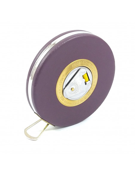 Cinta 2501 de 25mt milimetrada cromada forrocuerin