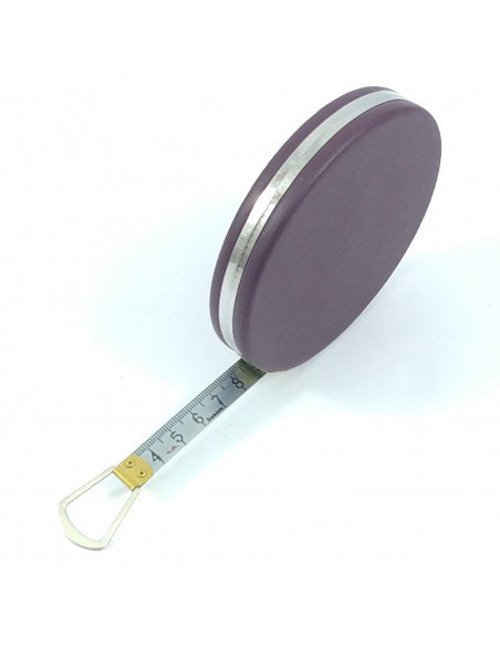 Cinta 2501 de 25mt milimetrada cromada forrocuerin