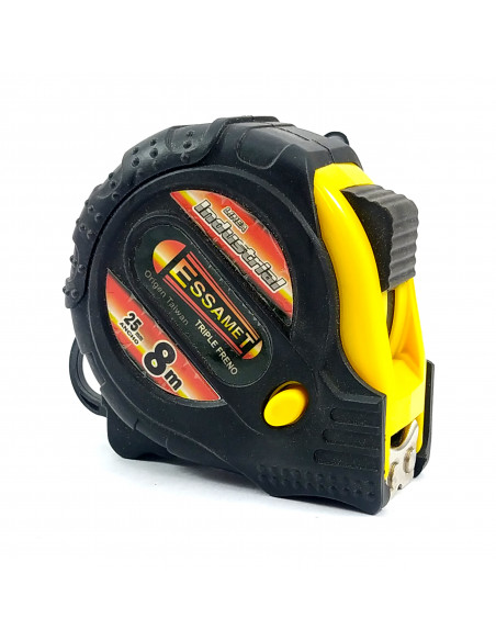 Cinta essamet 8m x 25mm triple freno iman