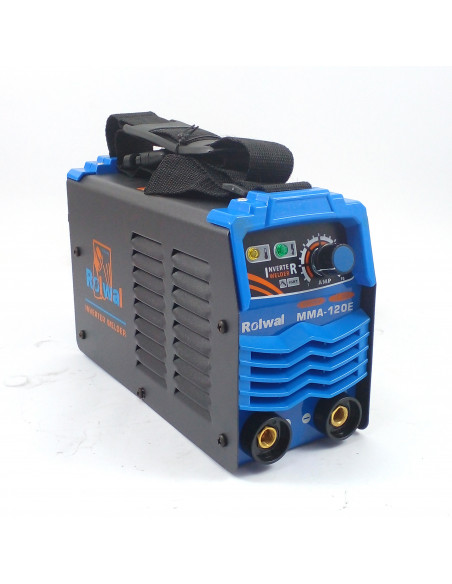 Soldadora inverter 220v 20-120amp hasta 3,25mm rendim.60%