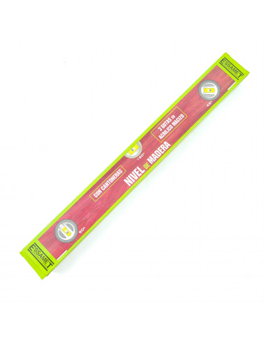 Nivel madera c/ acrilico 30 cm