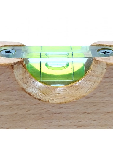 Nivel madera c/ acrilico 50 cm