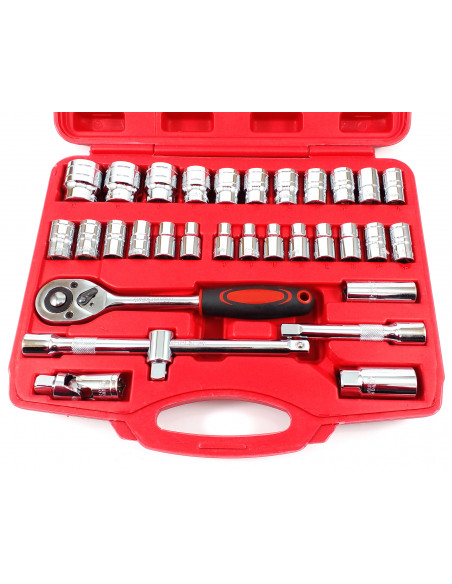 Set bocallaves encastre 1/2 32 piezas