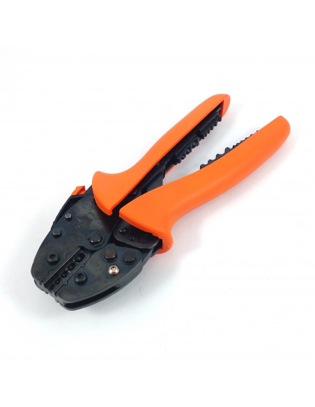 Pinza indentar preaislados, punteras y term cobre