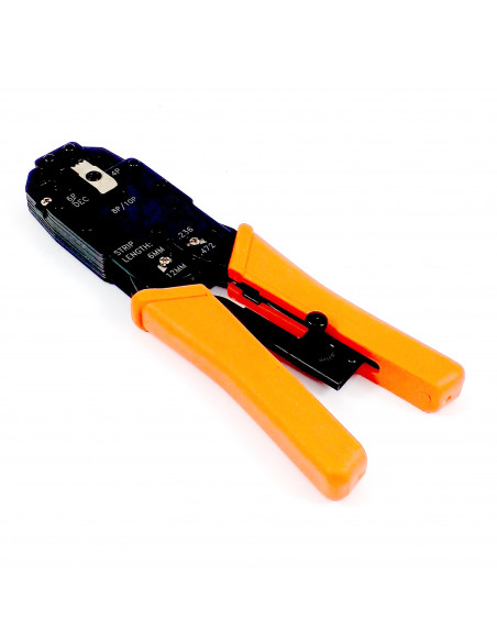 Pinza indent. p/telef y comp RJ10-RJ11/12 Y RJ45