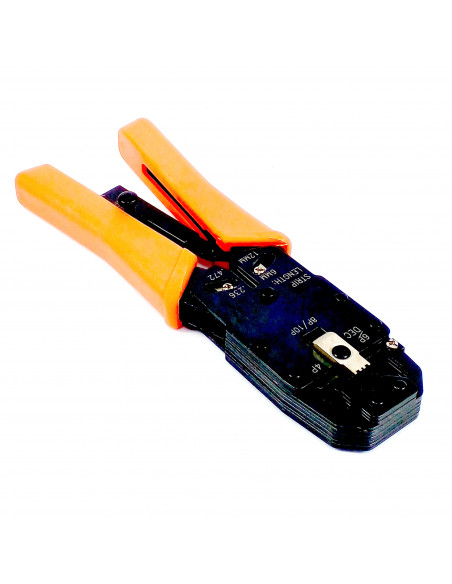 Pinza indent. p/telef y comp RJ10-RJ11/12 Y RJ45
