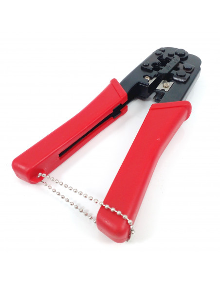 Pinza indent. p/telef.y comp RJ11/12 Y RJ45