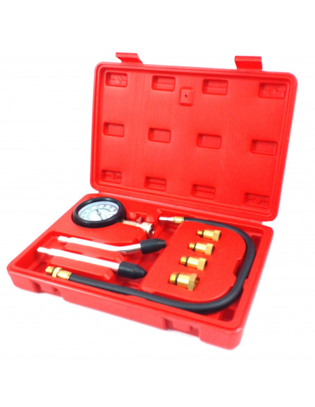 Medidor de compresion universal 8 piezas 1 manometro