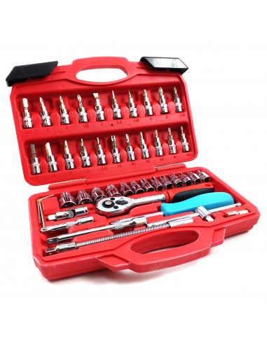 Set bocallaves encastre 1/4 pulg 45...