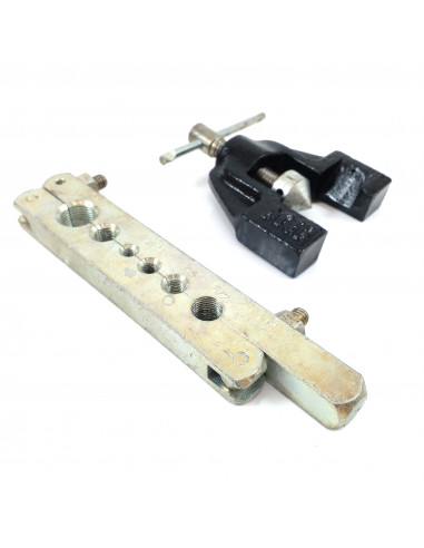 Pestañadora de caños puente acero