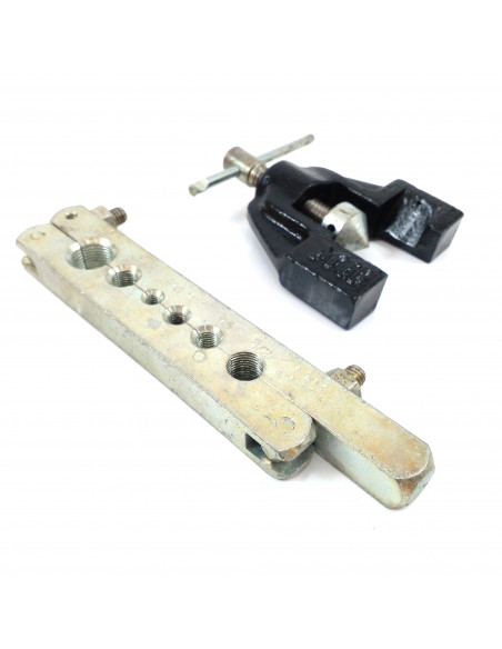 Pestañadora de caños puente acero