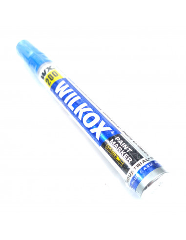Marcador a fibra WILKOX azul