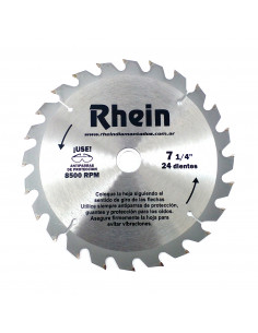 Sierra punta widia 71/4 x...