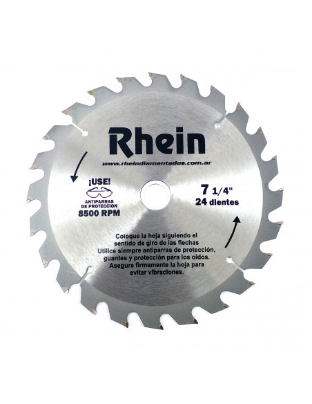 Sierra punta widia 71/4 x 16/22mm x 24