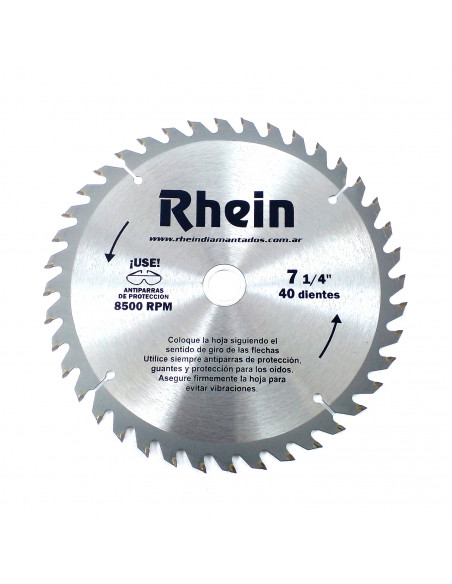 Sierra punta widia 71/4 x 16/22mm x 40