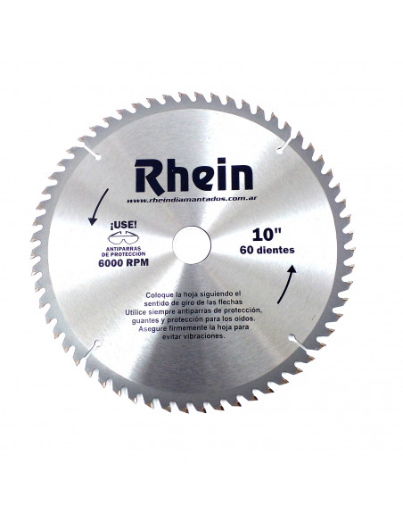 Sierra punta widia  10 x 25.4 mm x 60