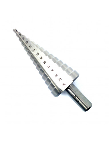 Mechas escalonadas de 4 mm a 30 mm