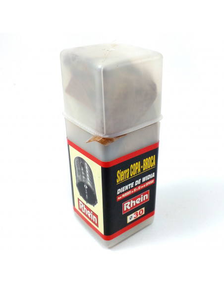 Sierra copa-broca diente widia 30mm