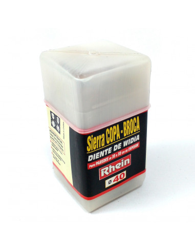 Sierra copa-broca diente widia 40mm