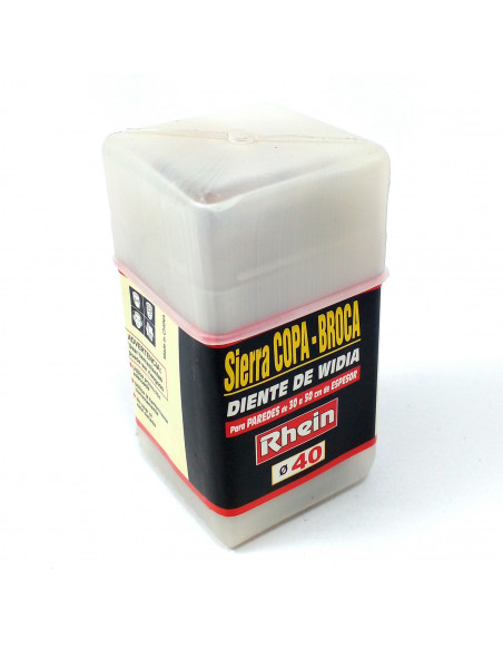 Sierra copa-broca diente widia 40mm
