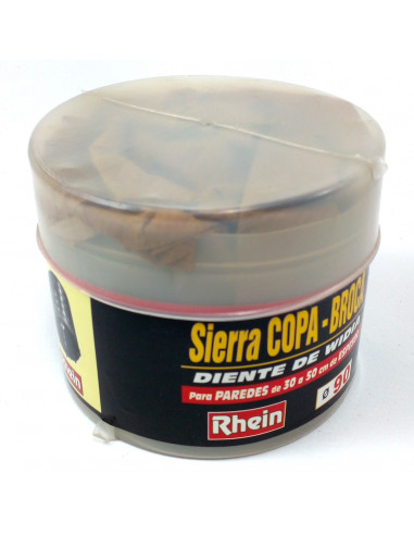 Sierra copa-broca diente widia 90mm