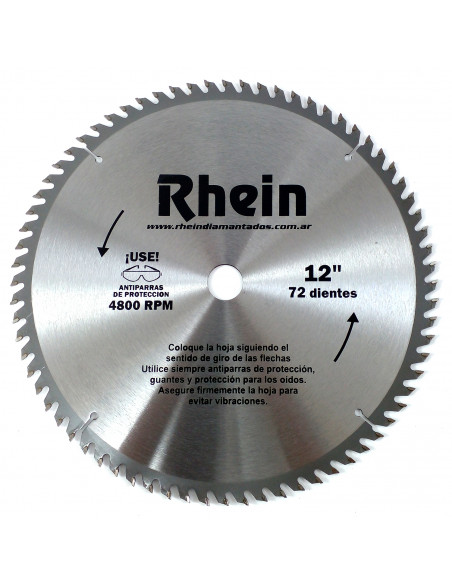 Sierra punta widia  12 x 25.4 mm x 72