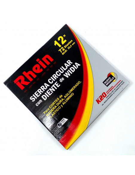 Sierra punta widia  12 x 25.4 mm x 72