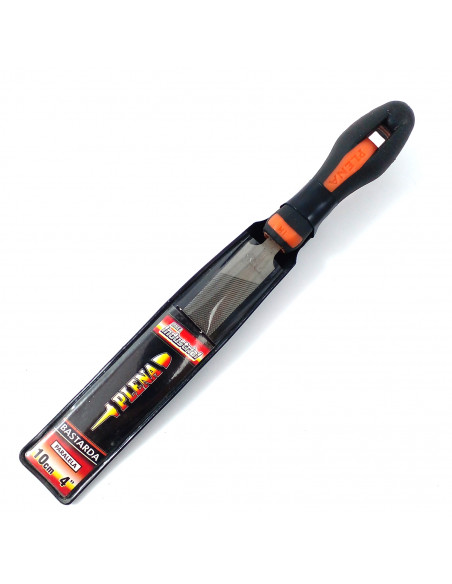 Limas planas con mango bastarda 10 cm