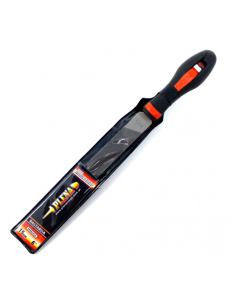 Limas planas con mango bastarda 15cm