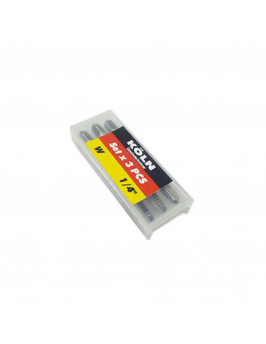 Machos w 1/4 x 20 set x 3