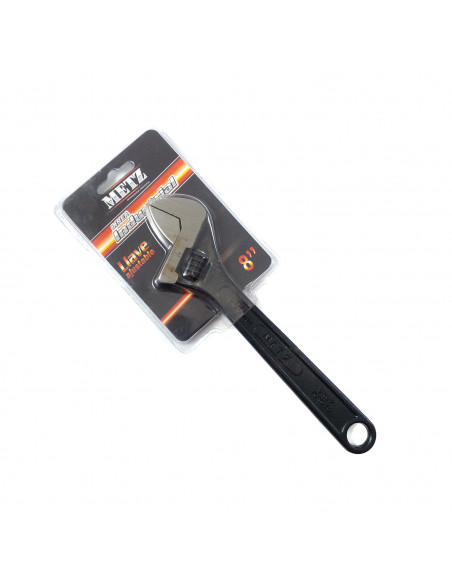 Llave ajustable fosfatizada 8 pulg.