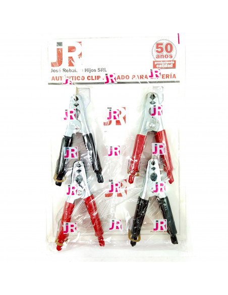 Exhibidores clips p/bat aislados 120a 4u JR3120