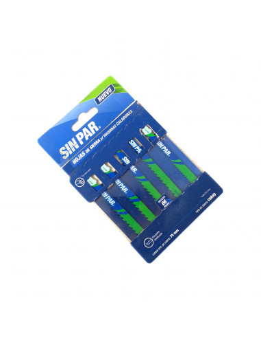 Hojas p/caladora 75x 6 diente curvo...