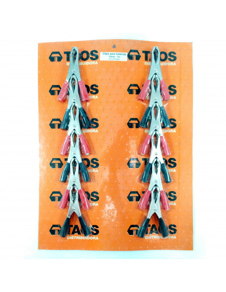 Clips aislados para baterias 20 AMP NEGRO