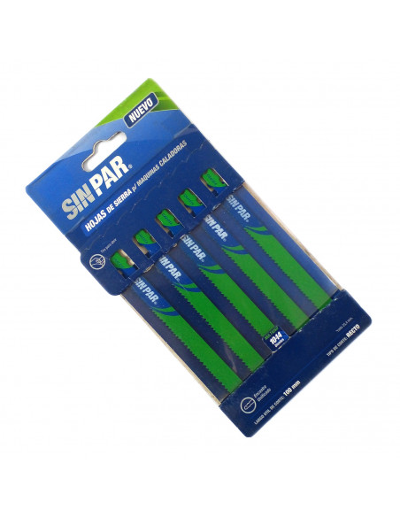 Hojas p/caladora 100x10/14 diente recto multiuso acero- bi