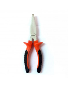 Alicate cromado punta chata...