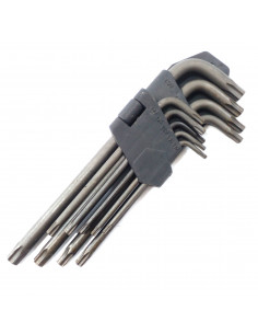 Set llaves torx tamper mm x 9u