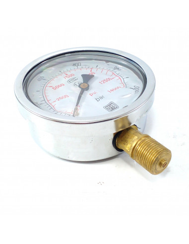 Manometro p/circuito hidr 14500PSI...