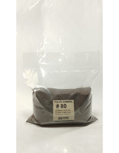 Esmeril en polvo grano 80 (x 2kg)