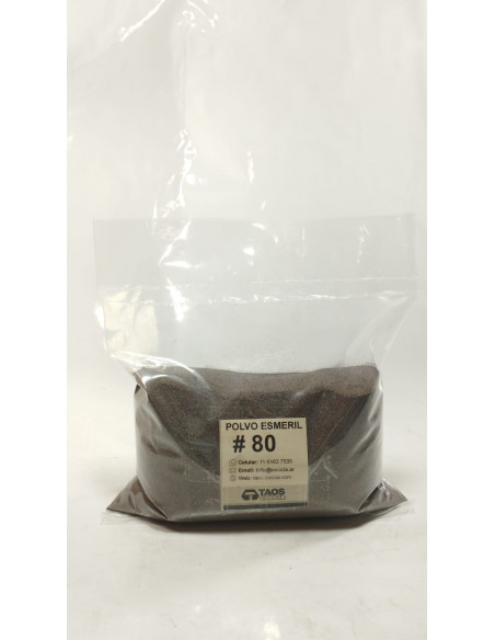 Esmeril en polvo grano 80 (x 2kg)