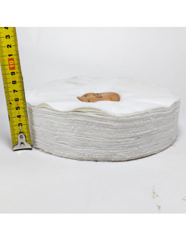 Pano entero blanco  8 pulg x 2 pulg